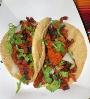 Beef fajita tacos