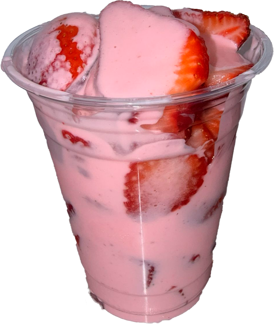 Fresas con crema